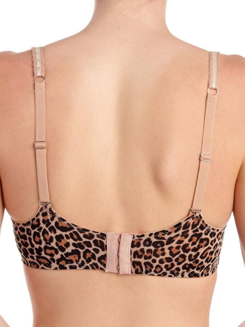 NWT Isaac Mizrahi Bra Balconette 34C Animal Print Black Tan Lace UW IM15782 - Picture 3 of 12